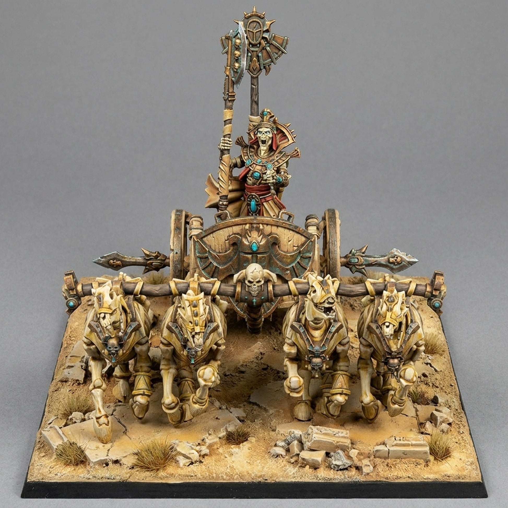 Miniatura El Gran Rey Reyes Funerarios resina 32mm sin pintar - Drakholm