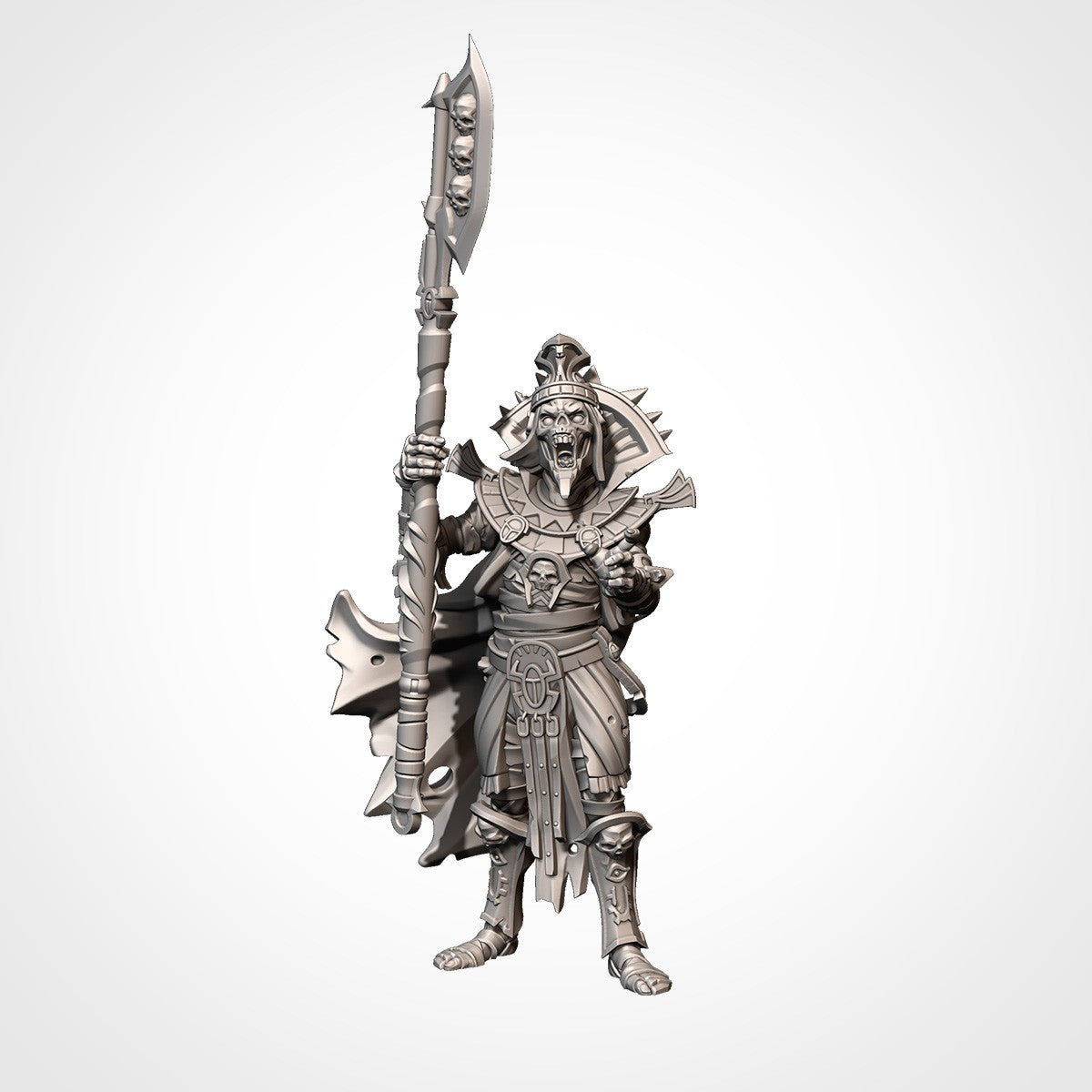 Miniatura El Gran Rey Reyes Funerarios resina 32mm sin pintar - Drakholm