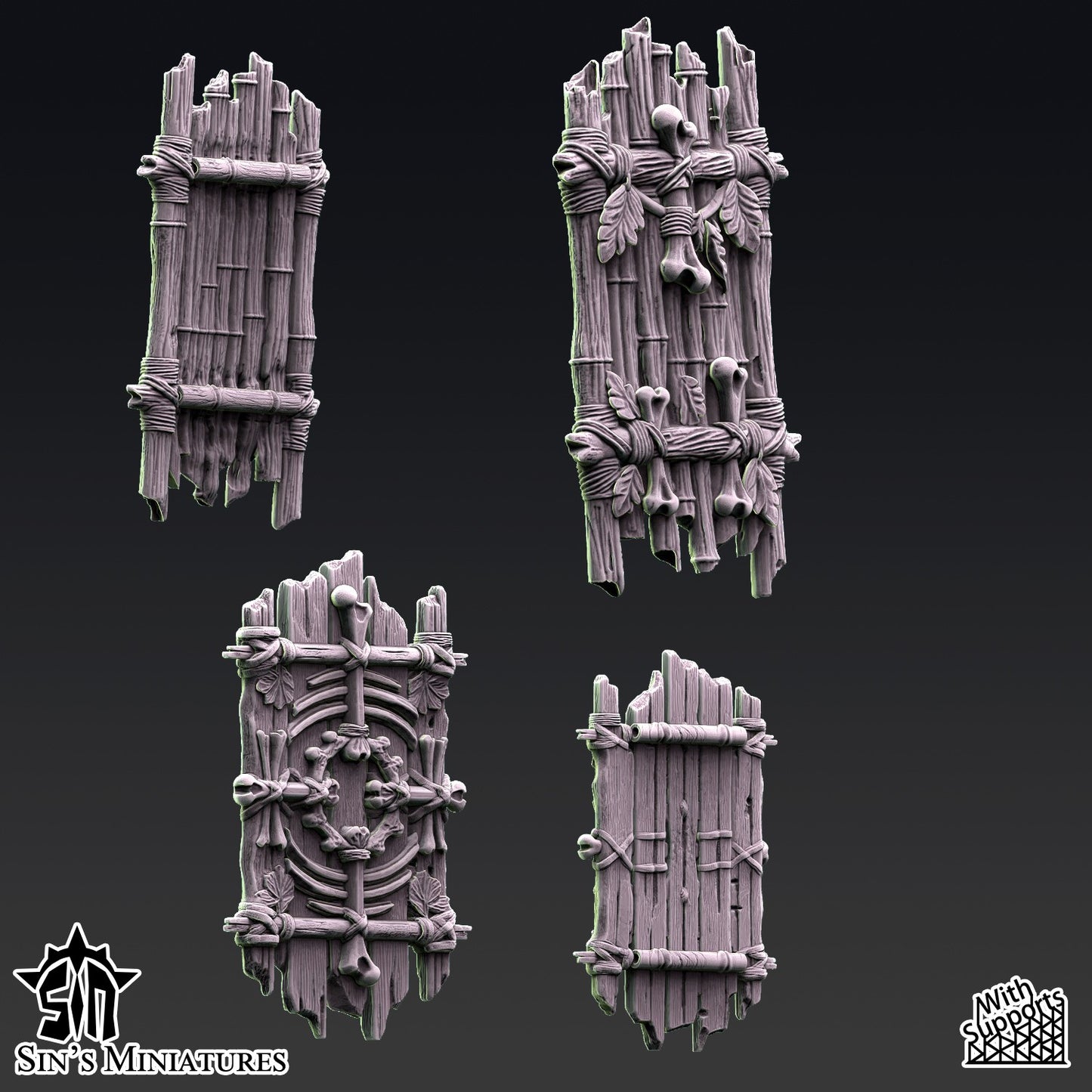 Miniatura La Hermandad de la Plaga Reinos del Caos resina 32mm sin pintar - Drakholm