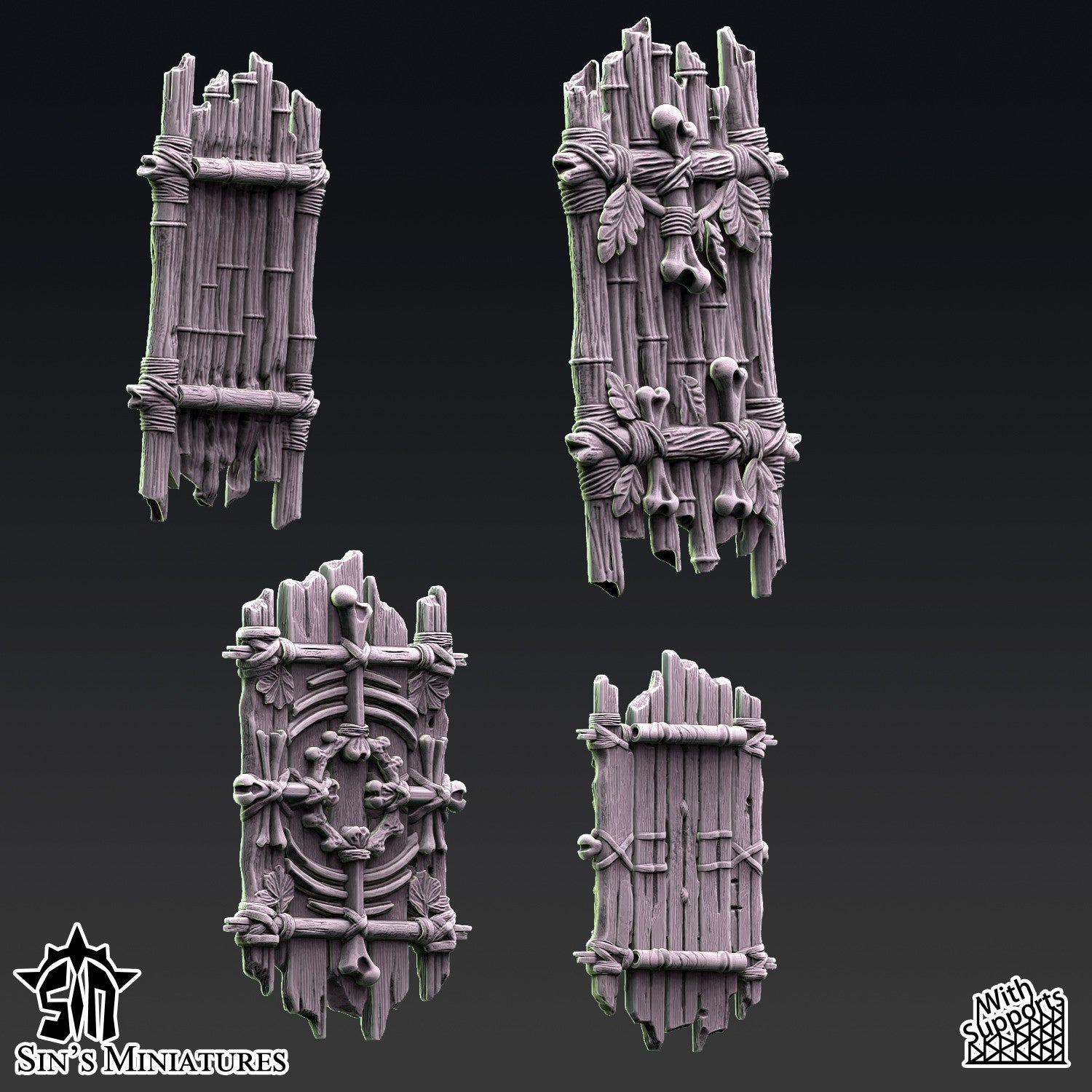 Miniatura La Hermandad de la Plaga Reinos del Caos resina 32mm sin pintar - Drakholm
