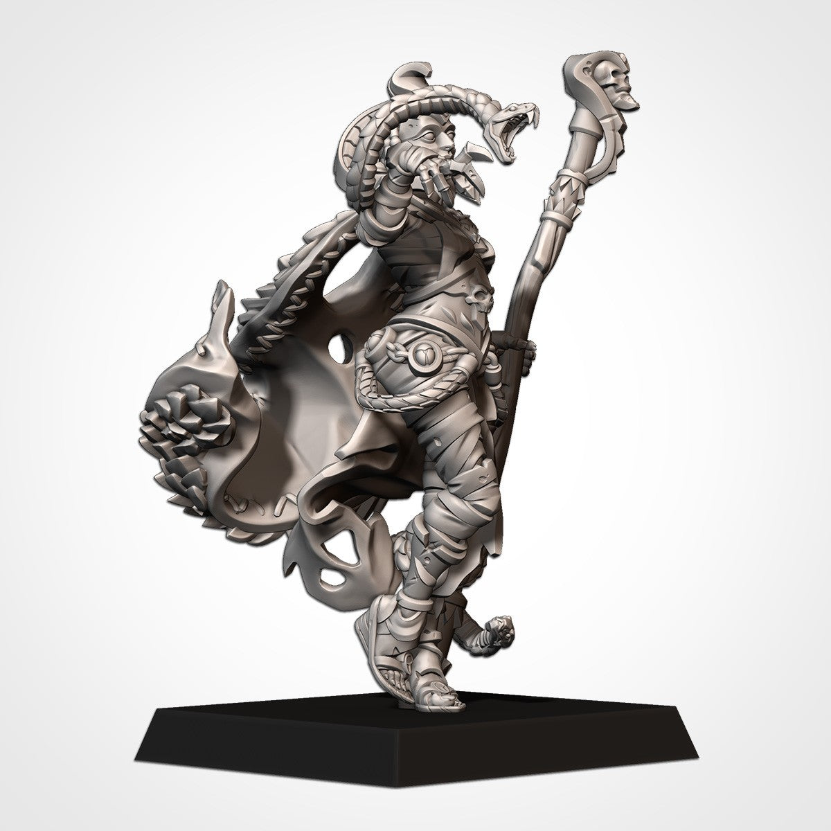 Miniatura La Reina de las Serpientes Reyes Funerarios resina 32mm sin pintar - Drakholm