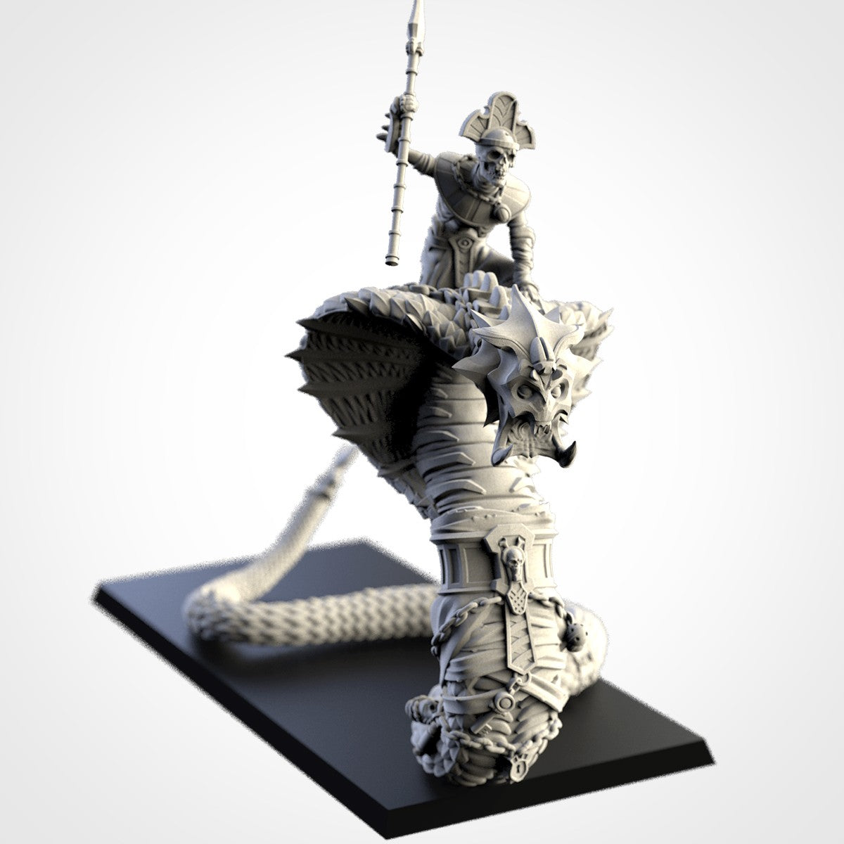 Miniatura Catafractos de la Cripta Reyes Funerarios resina 32mm sin pintar - Drakholm