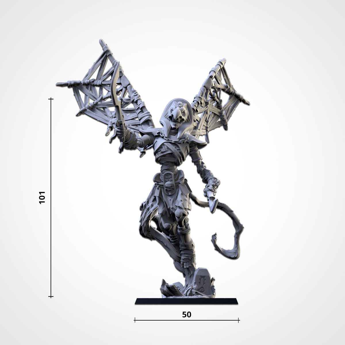 Miniatura Segadores de la Cripta Reyes Funerarios resina 32mm sin pintar - Drakholm