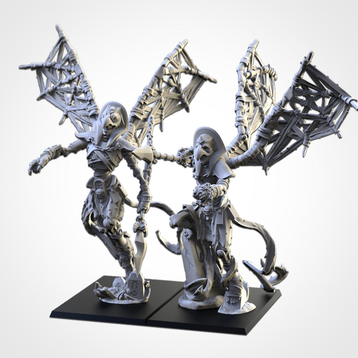 Miniatura Segadores de la Cripta Reyes Funerarios resina 32mm sin pintar - Drakholm