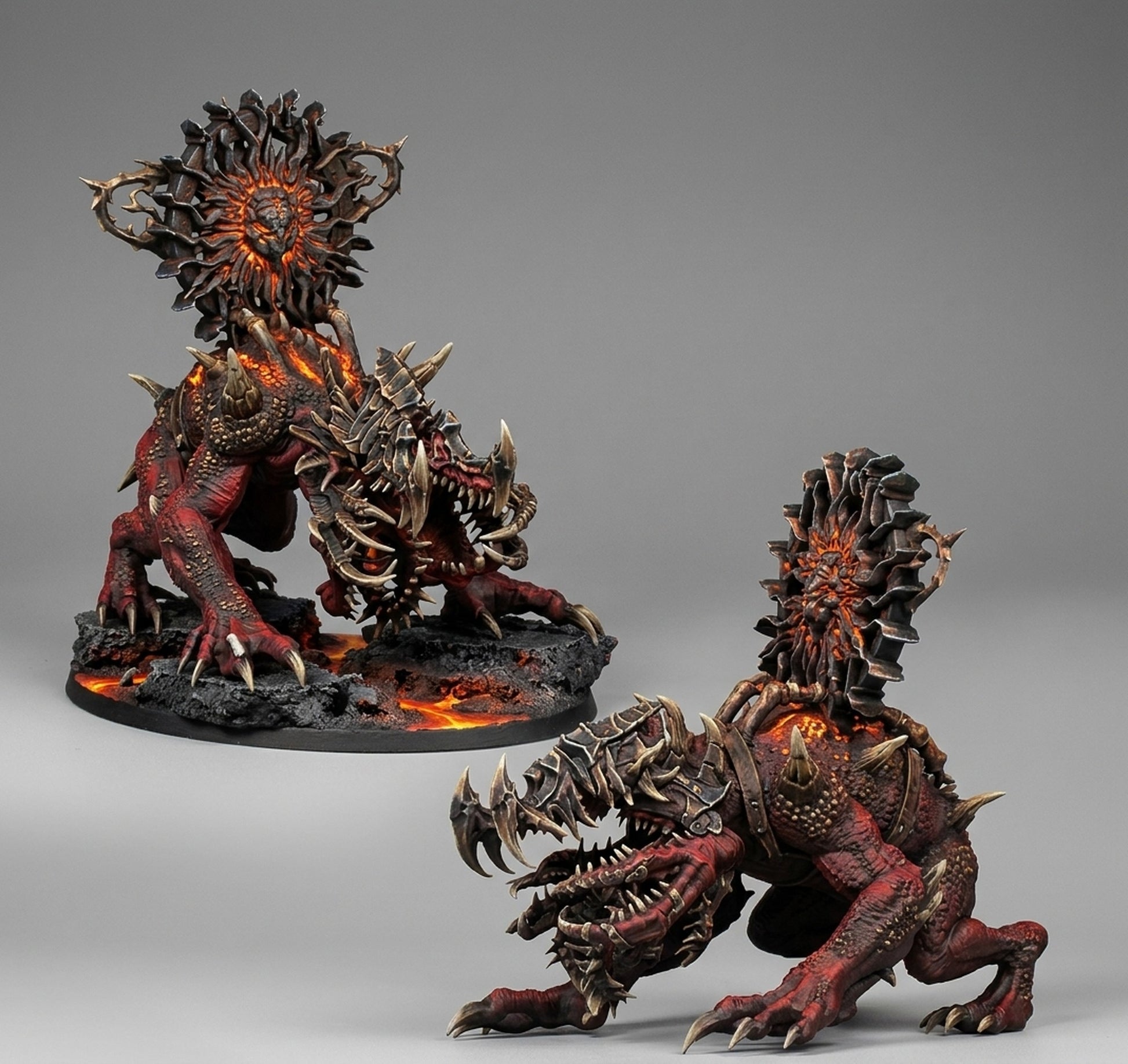 Miniatura La Bestia del Vórtice Reinos del Caos resina 32mm sin pintar - Drakholm