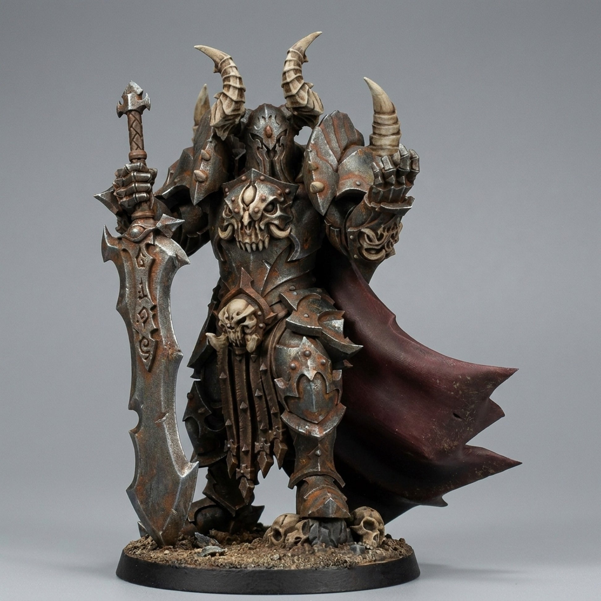 Miniatura Vrolok, Señor de la Destrucción Reinos del Caos resina 32mm sin pintar - Drakholm