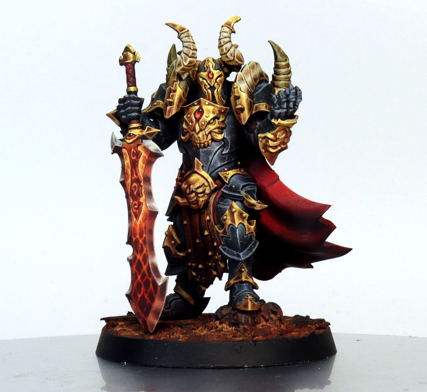 Miniatura Vrolok, Señor de la Destrucción Reinos del Caos resina 32mm sin pintar - Drakholm